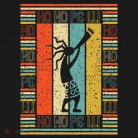 Vintage Style Silhouette Kokopelli Flute Native American T-Shirt thumb 7