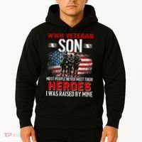 Veteran Son some people never meet their heroes veteran Hoodie thumb 2
