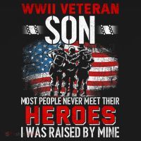 Veteran Son some people never meet their heroes veteran Long Sleeve Shirt thumb 2