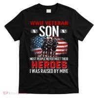 Veteran Son some people never meet their heroes veteran T-Shirt thumb 0