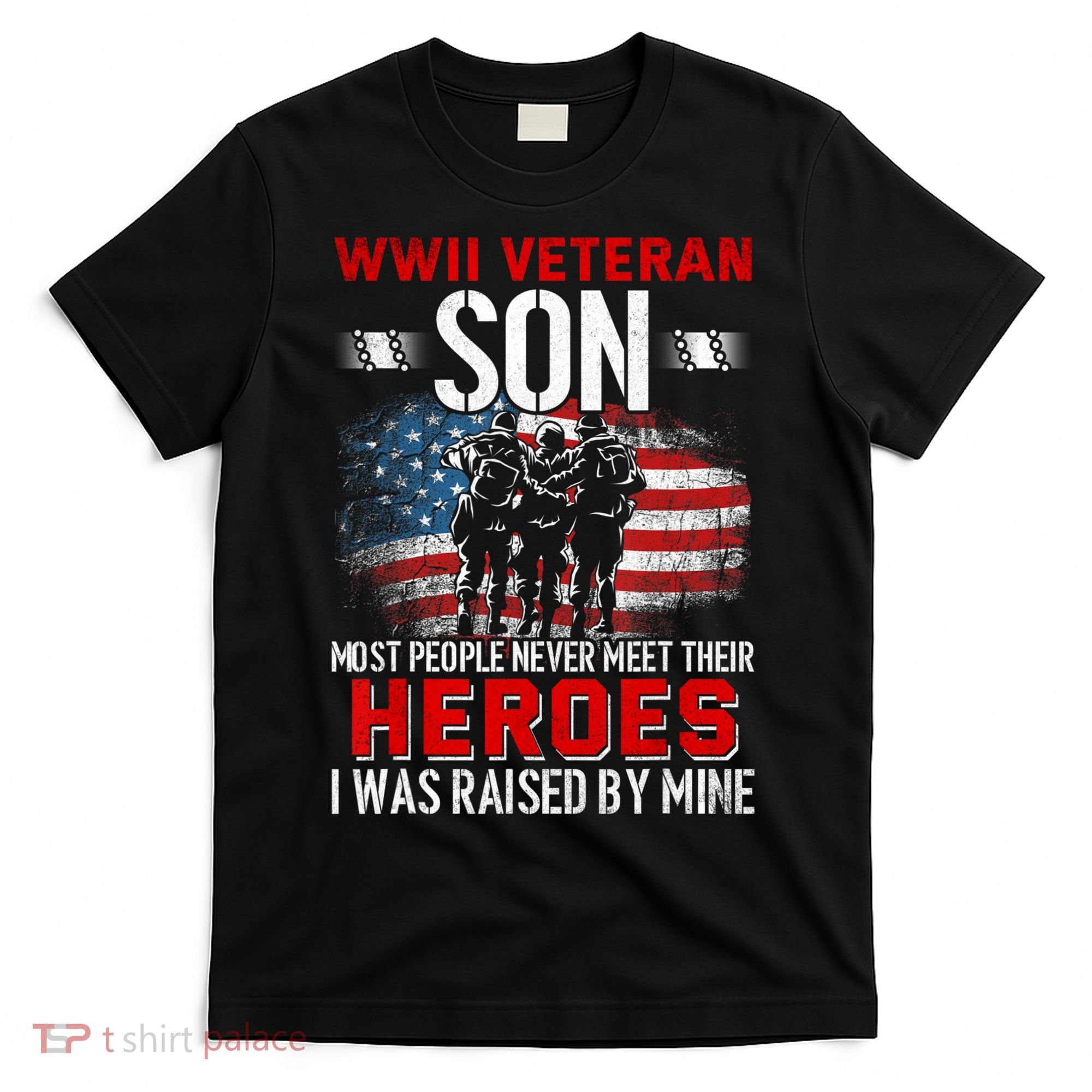 Veteran Son some people never meet their heroes veteran T-Shirt