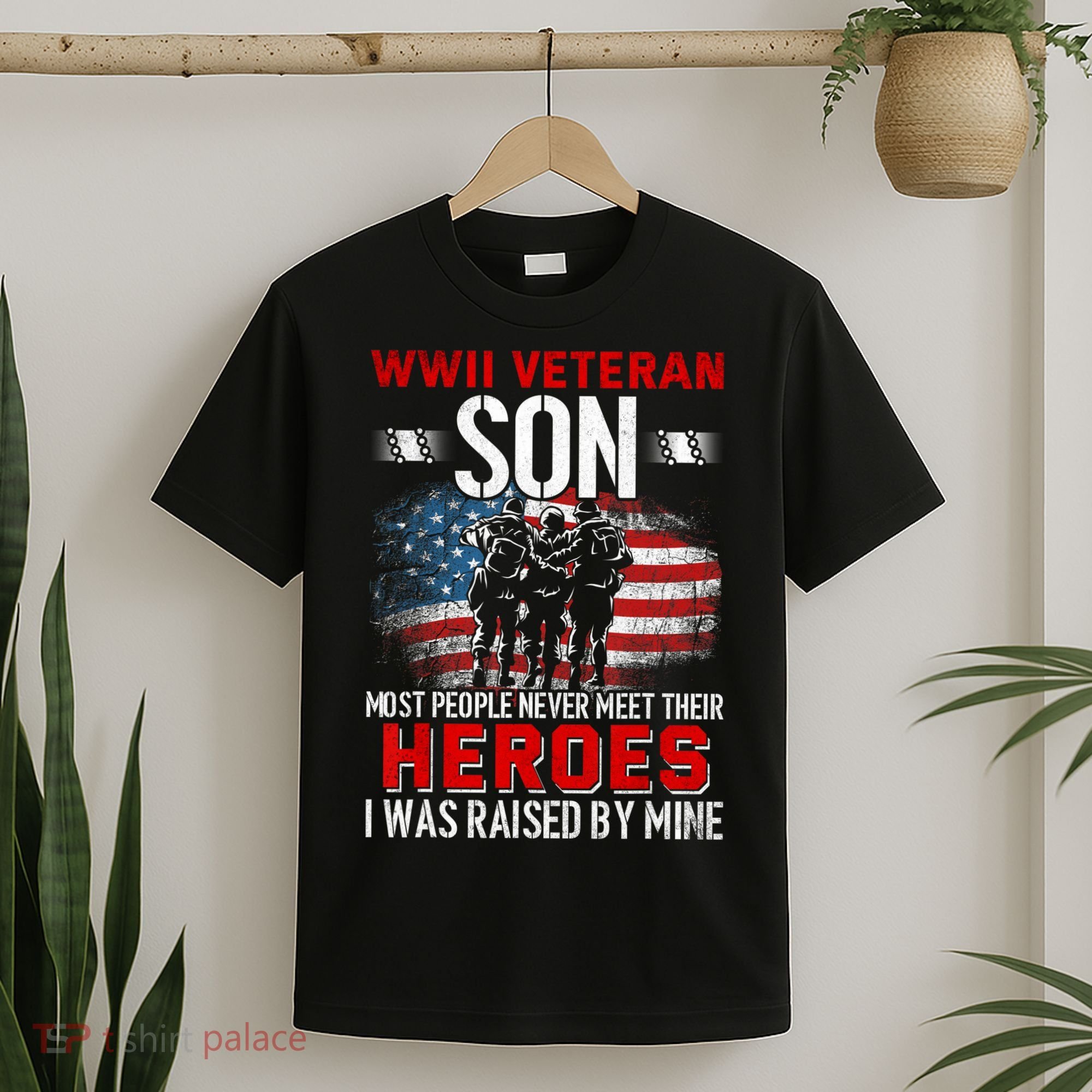Veteran Son some people never meet their heroes veteran T-Shirt