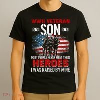 Veteran Son some people never meet their heroes veteran T-Shirt thumb 3