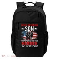 Veteran Son some people never meet their heroes veteran Backpack thumb 0