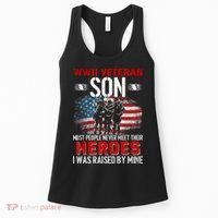 Veteran Son some people never meet their heroes veteran Women's Tank Top thumb 0