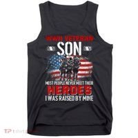 Veteran Son some people never meet their heroes veteran Tank Top thumb 0