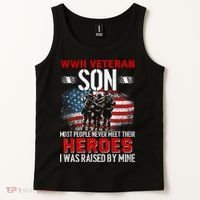 Veteran Son some people never meet their heroes veteran Tank Top thumb 2