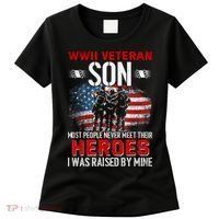 Veteran Son some people never meet their heroes veteran Women's T-Shirt thumb 0