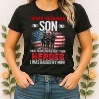 Veteran Son some people never meet their heroes veteran Women's T-Shirt thumb 2