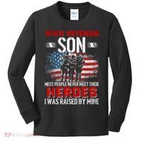 Veteran Son some people never meet their heroes veteran Kids Long Sleeve Shirt thumb 0
