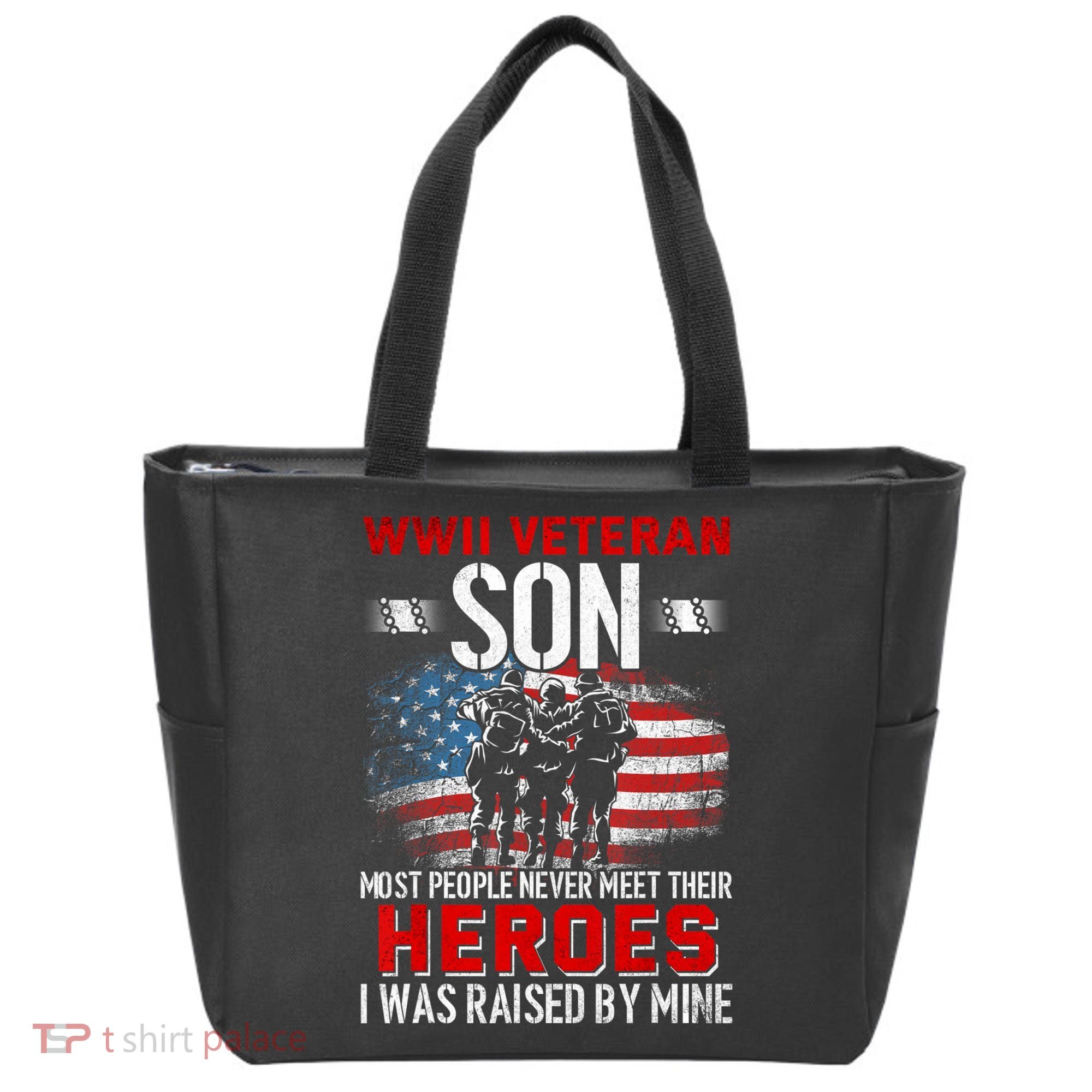 Veteran Son some people never meet their heroes veteran Tote Bag