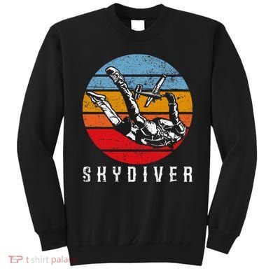 Vintage Skydiver Skydive Parachuting Gift Skydiving Sweatshirt