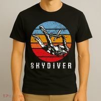 Vintage Skydiver Skydive Parachuting Gift Skydiving T-Shirt thumb 3