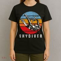 Vintage Skydiver Skydive Parachuting Gift Skydiving T-Shirt thumb 4