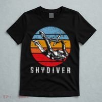 Vintage Skydiver Skydive Parachuting Gift Skydiving T-Shirt thumb 5