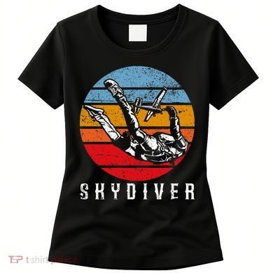 Vintage Skydiver Skydive Parachuting Gift Skydiving Women's T-Shirt