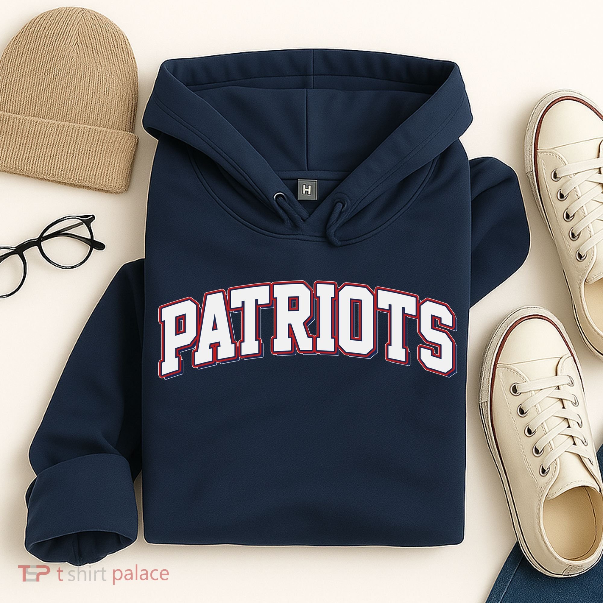 Varsity Sport Style Patriots Football Hoodie