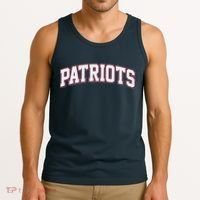 Varsity Sport Style Patriots Football Tank Top thumb 3