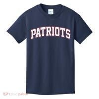 Varsity Sport Style Patriots Football Kids T-Shirt thumb 0