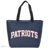 Varsity Sport Style Patriots Football Tote Bag thumb 0