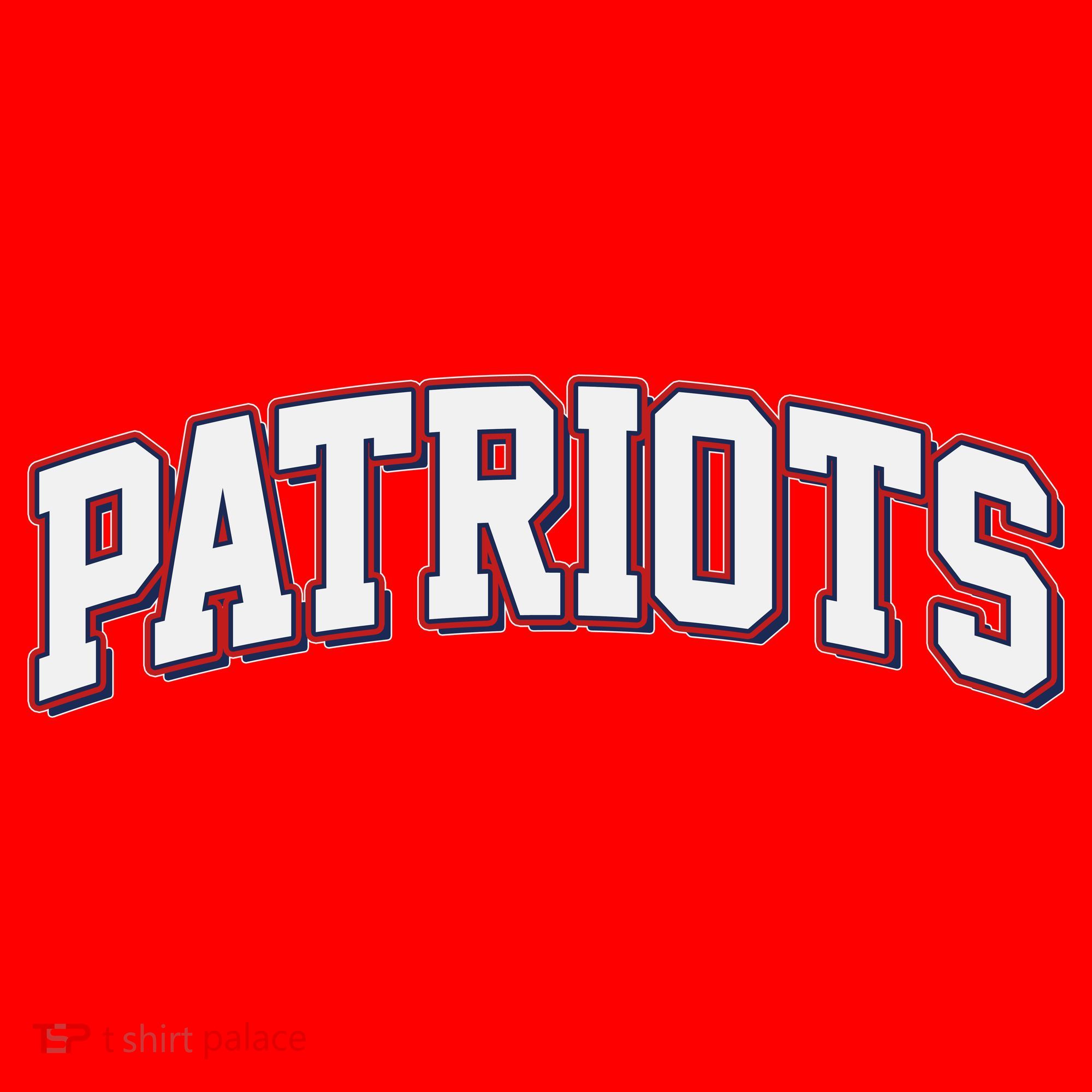 Varsity Sport Style Patriots Football Santa Hat