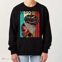 Virgo She Slays And Prays August September Birthday Queen Gift Women's Sweatshirt thumb 0
