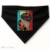Virgo She Slays And Prays August September Birthday Queen Gift USA-Made Doggie Bandana thumb 0
