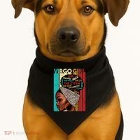 Virgo She Slays And Prays August September Birthday Queen Gift USA-Made Doggie Bandana thumb 1