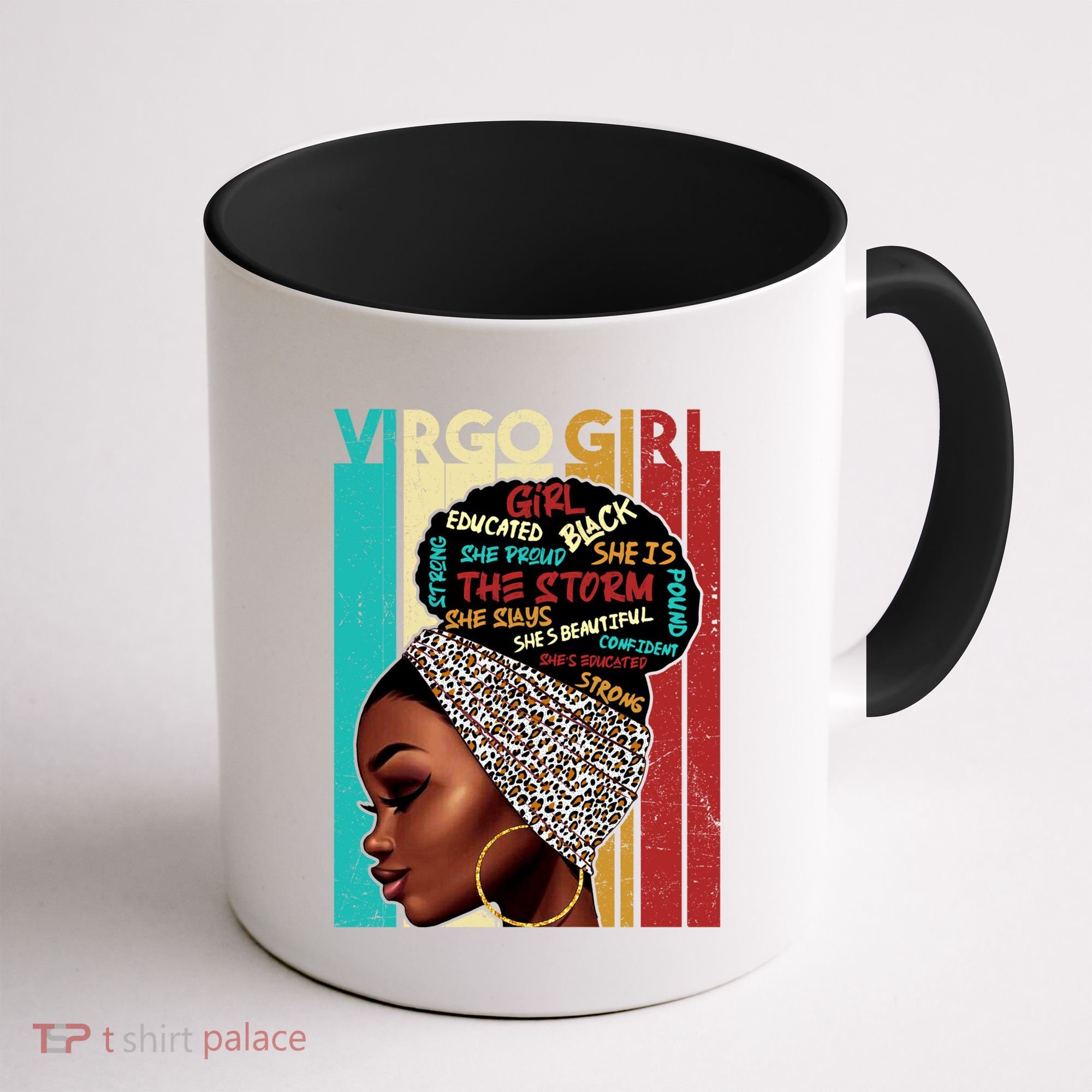 Virgo She Slays And Prays August September Birthday Queen Gift Coffee Mug