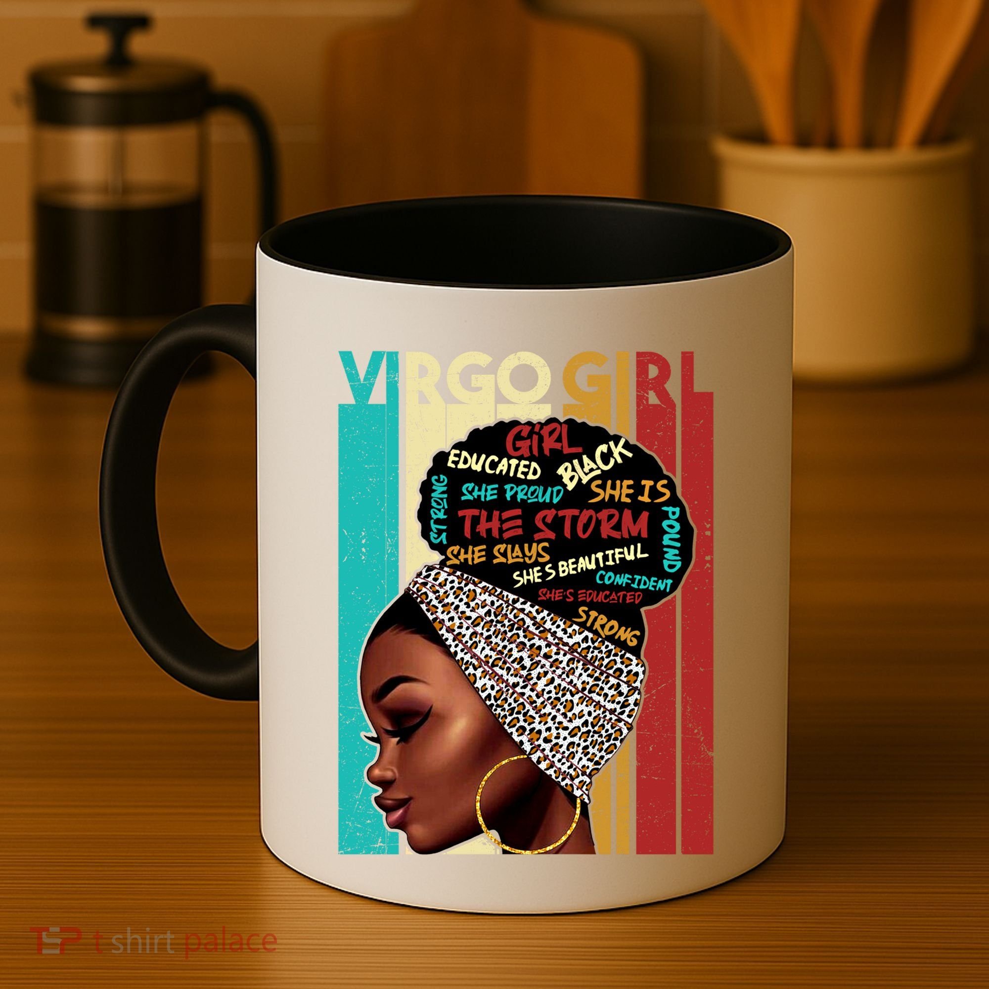 Virgo She Slays And Prays August September Birthday Queen Gift Coffee Mug
