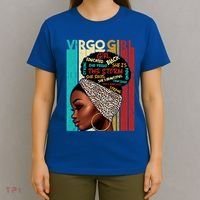 Virgo She Slays And Prays August September Birthday Queen Gift T-Shirt thumb 4