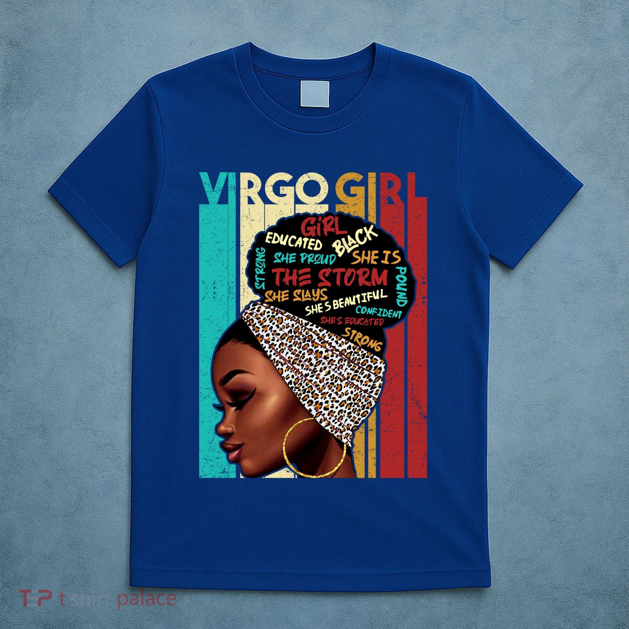 Virgo She Slays And Prays August September Birthday Queen Gift T-Shirt