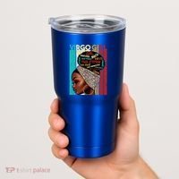 Virgo She Slays And Prays August September Birthday Queen Gift Tumbler thumb 2