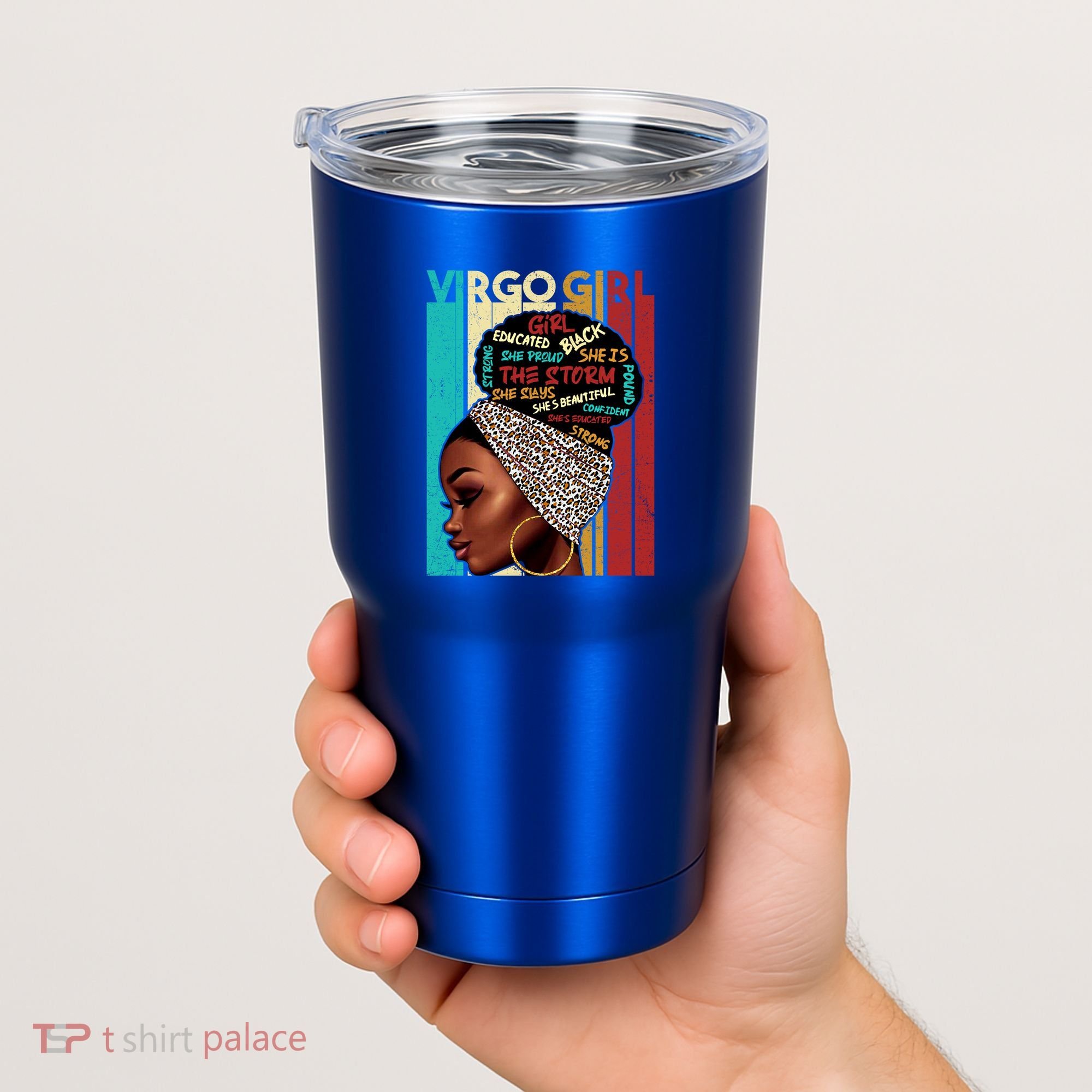 Virgo She Slays And Prays August September Birthday Queen Gift Tumbler