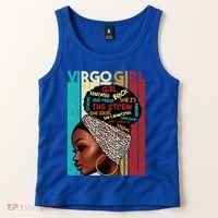 Virgo She Slays And Prays August September Birthday Queen Gift Tank Top thumb 2