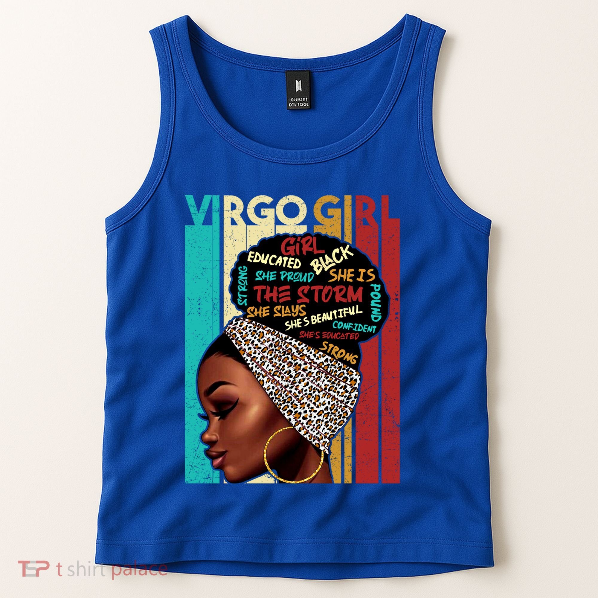Virgo She Slays And Prays August September Birthday Queen Gift Tank Top