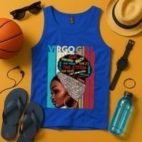 Virgo She Slays And Prays August September Birthday Queen Gift Tank Top thumb 4