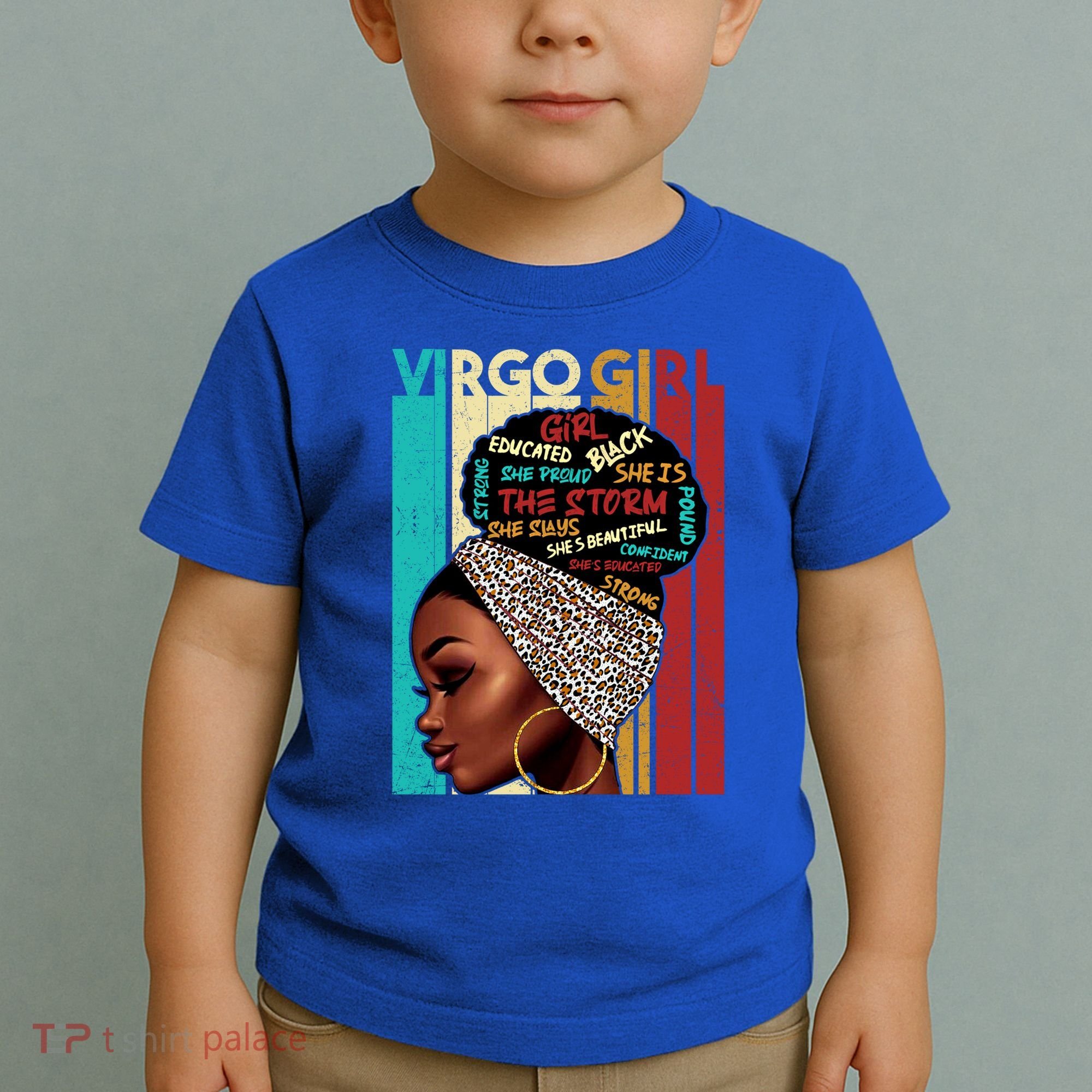 Virgo She Slays And Prays August September Birthday Queen Gift Toddler T-Shirt