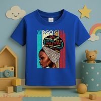 Virgo She Slays And Prays August September Birthday Queen Gift Toddler T-Shirt thumb 3