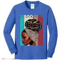 Virgo She Slays And Prays August September Birthday Queen Gift Kids Long Sleeve Shirt thumb 0