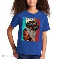 Virgo She Slays And Prays August September Birthday Queen Gift Kids T-Shirt thumb 2