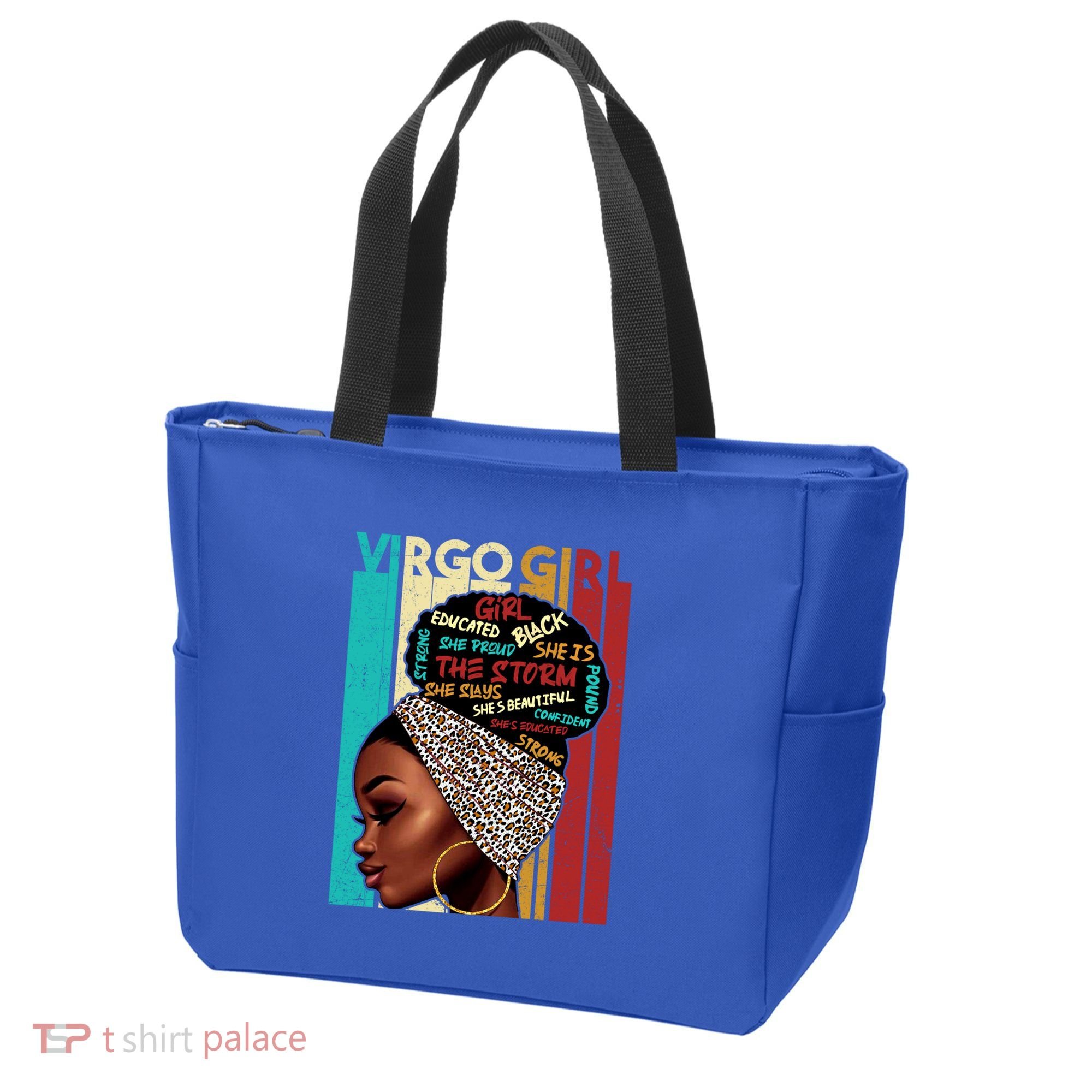 Virgo She Slays And Prays August September Birthday Queen Gift Tote Bag
