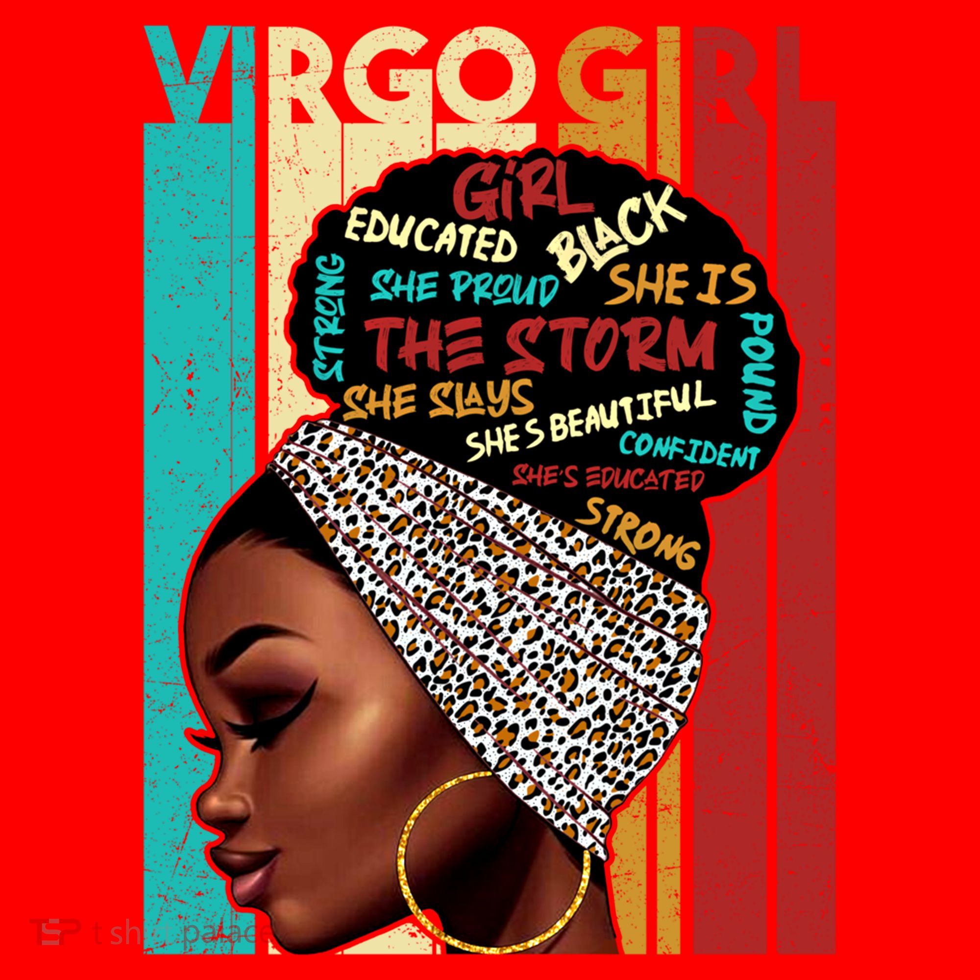 Virgo She Slays And Prays August September Birthday Queen Gift Santa Hat