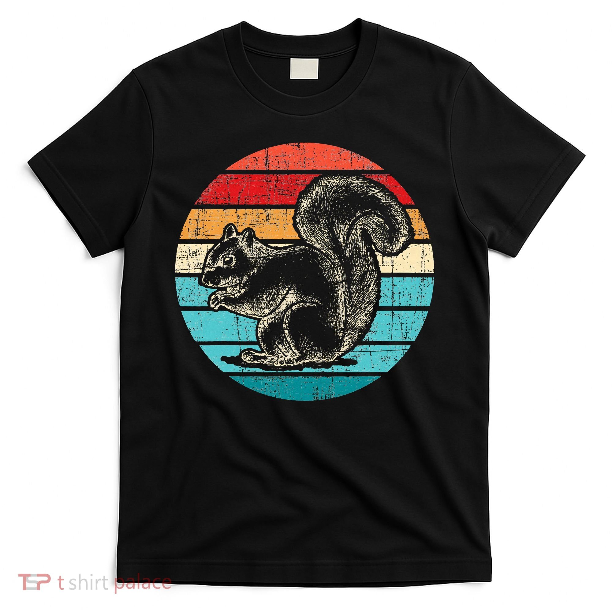 Vintage Squirrel Squirrel Lover Rodent Animal Lover T-Shirt