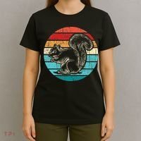 Vintage Squirrel Squirrel Lover Rodent Animal Lover T-Shirt thumb 4