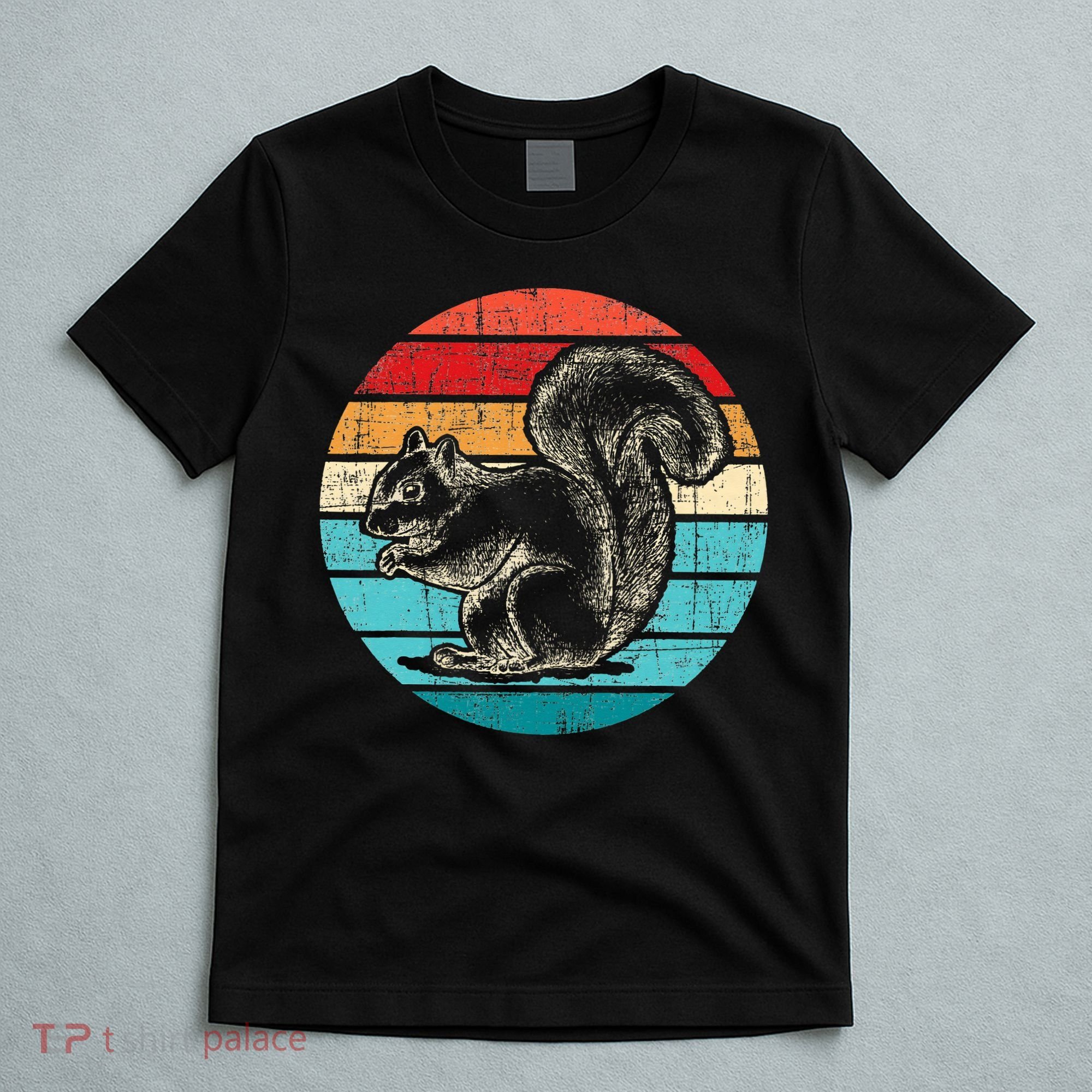 Vintage Squirrel Squirrel Lover Rodent Animal Lover T-Shirt