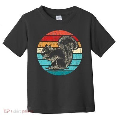 Vintage Squirrel Squirrel Lover Rodent Animal Lover Toddler T-Shirt