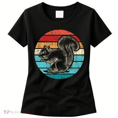 Vintage Squirrel Squirrel Lover Rodent Animal Lover Women's T-Shirt