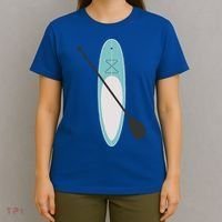 Vintage Summer Stand Up Paddle Board Sup Cute Gift T-Shirt thumb 4