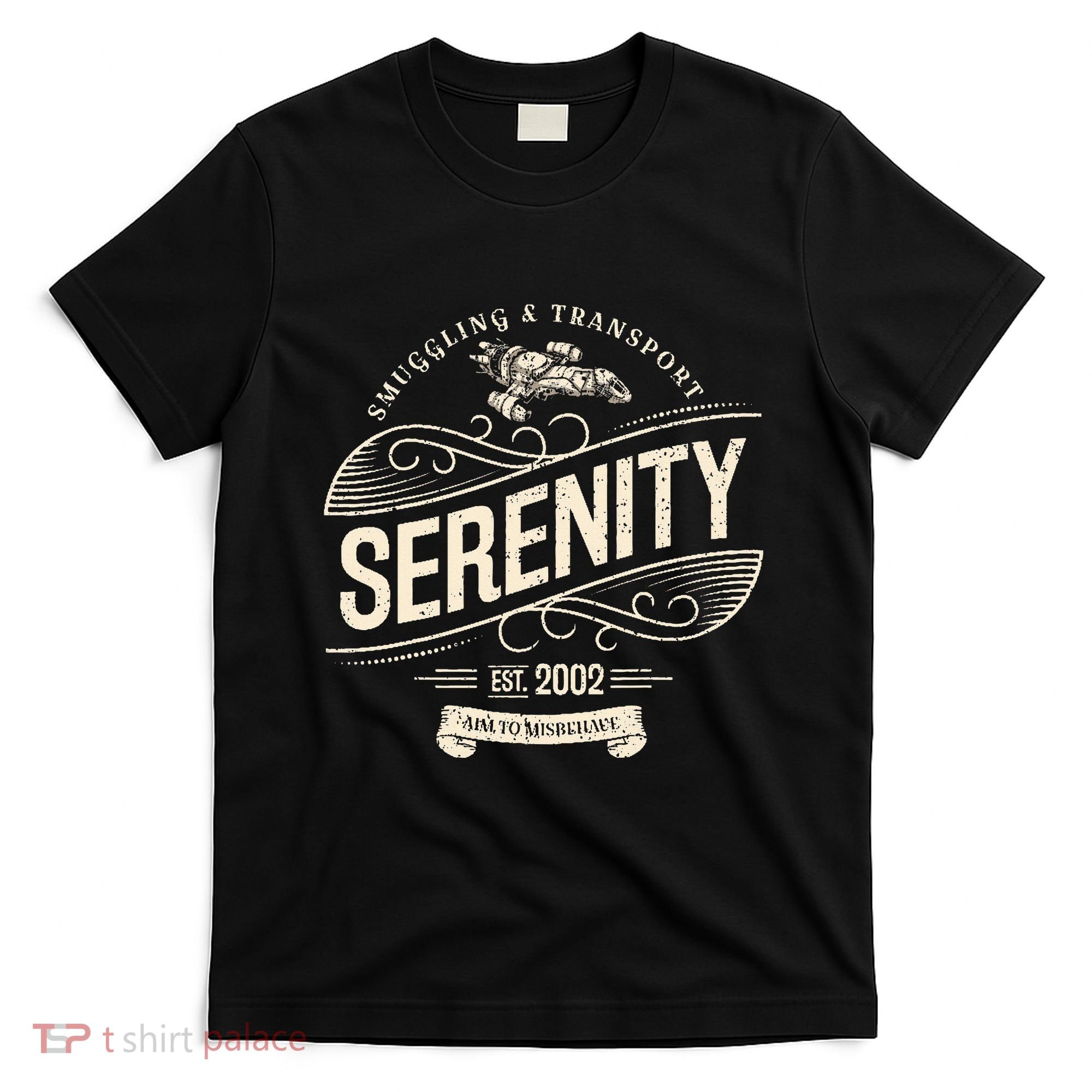 Vintage Serenity Smuggling And Transport Firefly T-Shirt